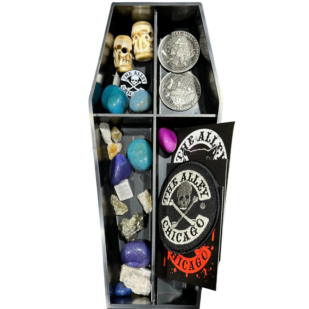 Dracula's Coffin Vampire Skull Jewelry Box - Image 3