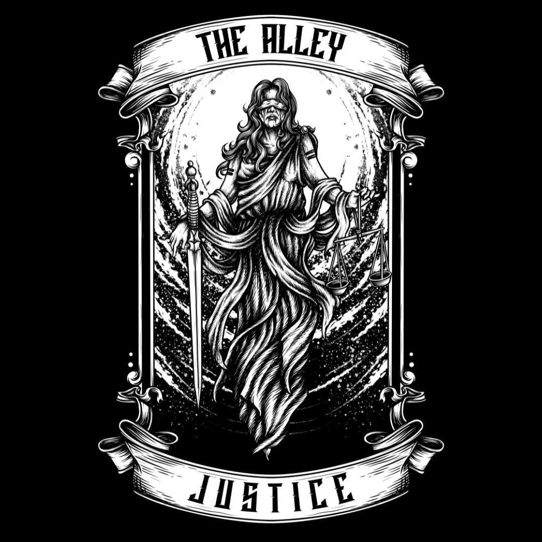 Gothic Lady Justice Tshirt - Image 2